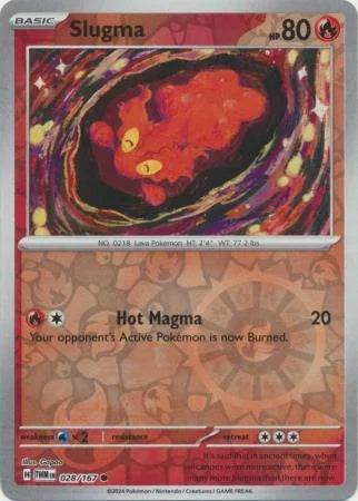 Slugma 028/167 · Reverse Holofoil (Twilight Masquerade)