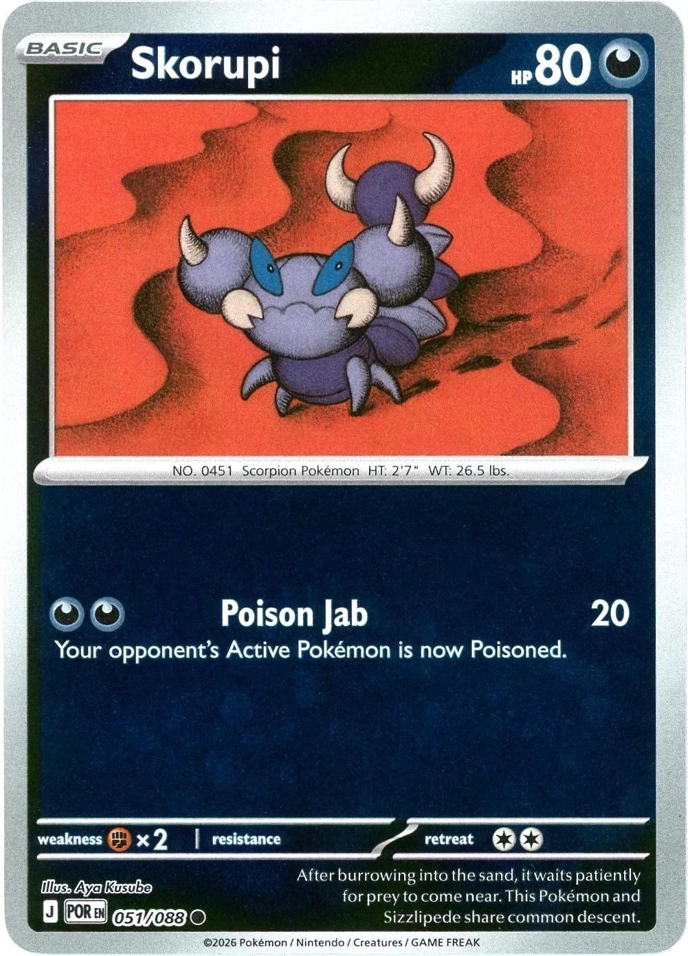 Skorupi 051/088 · Reverse Holofoil (Perfect Order)