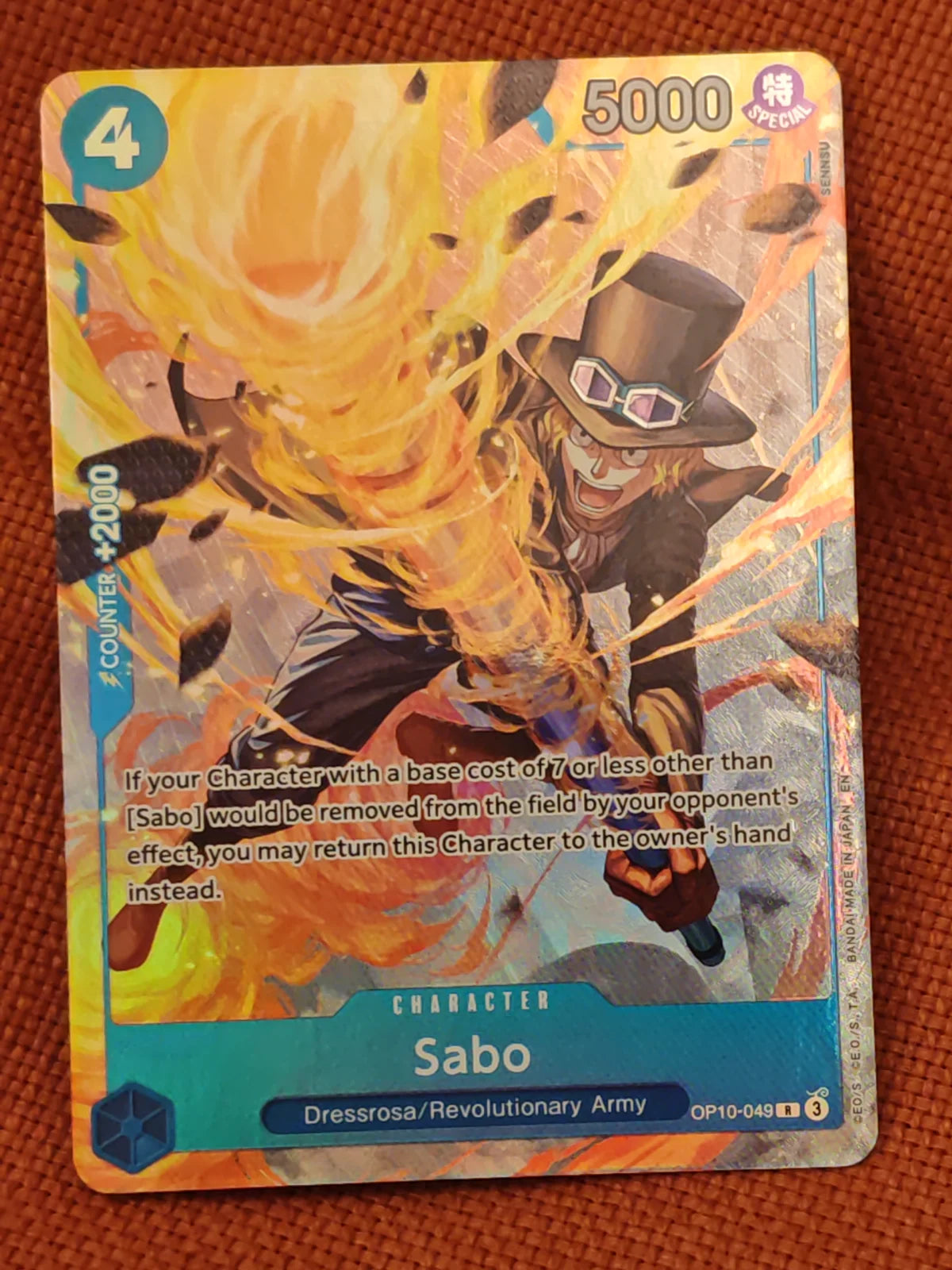 Sabo (Premium Card Collection -Best Selection Vol. 4-) OP10-049 · Collection Box (One Piece Promotion Cards)