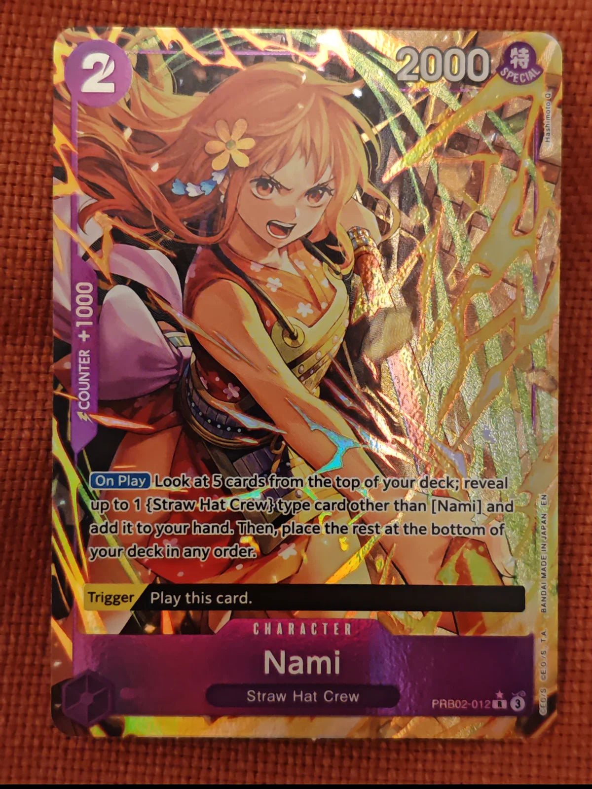 Nami (Alternate Art) PRB02-012 (Premium Booster -The Best- Vol. 2)