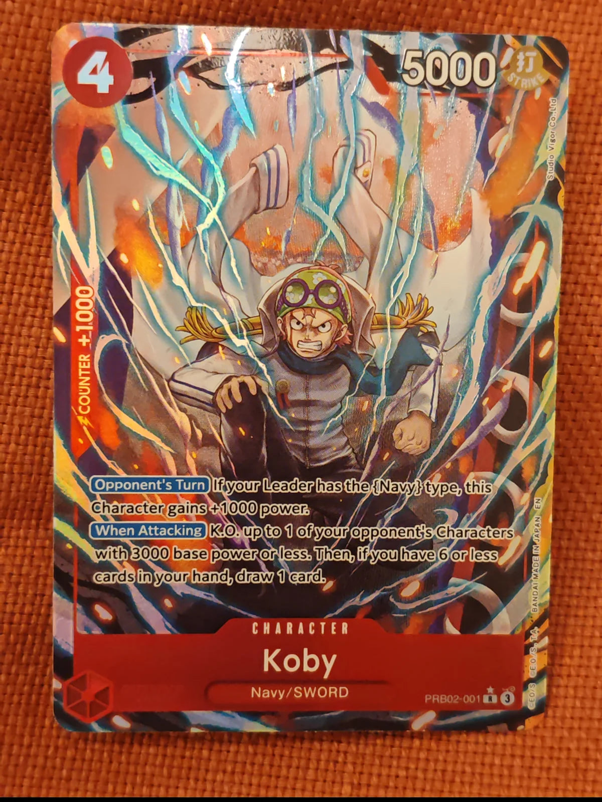 Koby (Alternate Art) PRB02-001 (Premium Booster -The Best- Vol. 2)