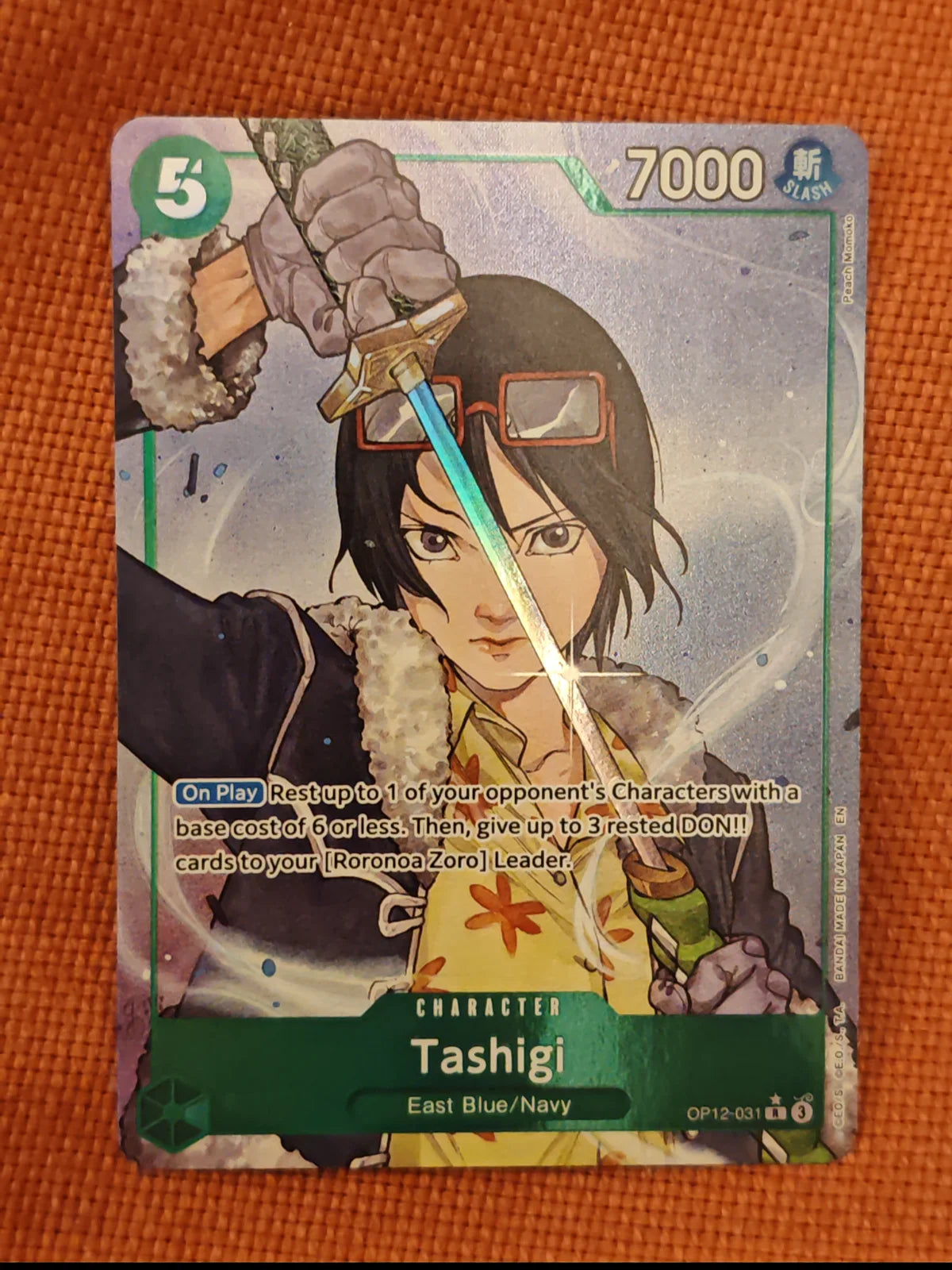 Tashigi (Alternate Art) OP12-031 (Legacy of the Master)