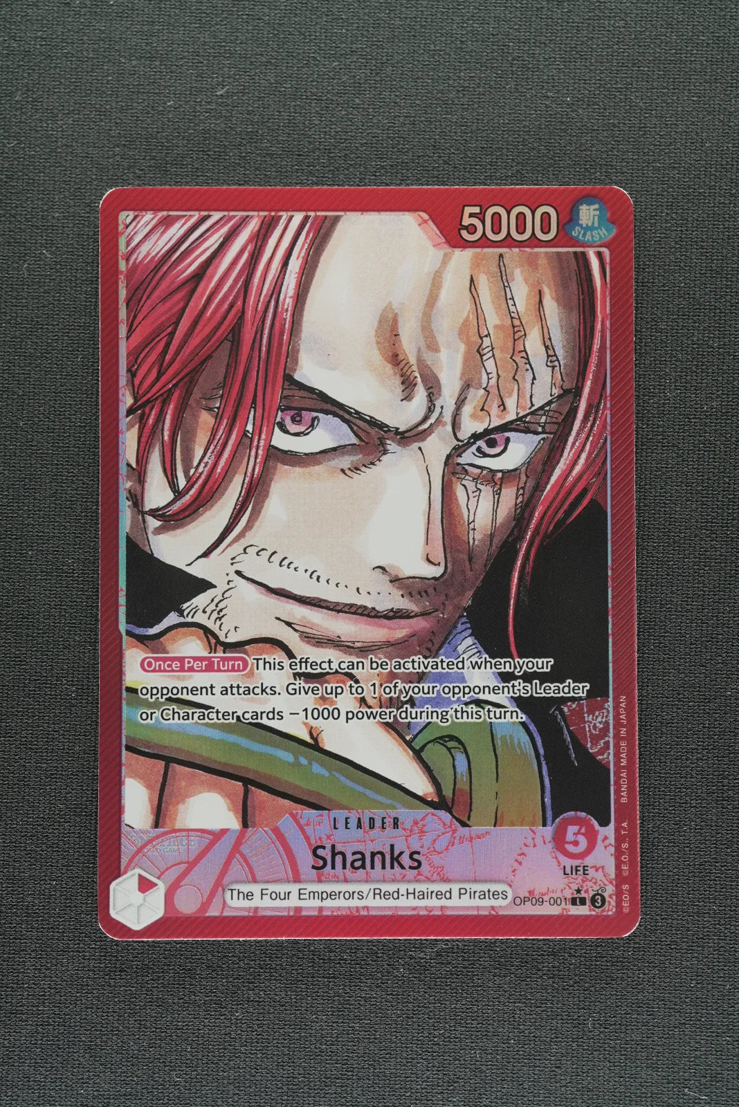 Shanks (001) (Parallel) OP09-001 (Emperors in the New World)