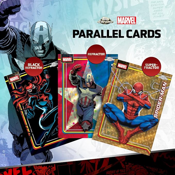 Topps Chrome Marvel Comics 2026 – Factory Sealed – Value Box