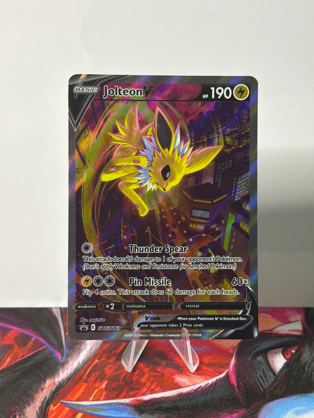 Jolteon V SWSH183 (Sword & Shield Promo)