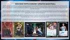 2025-26 Topps Chrome Update Basketball Factory Sealed Blaster/Value Box
