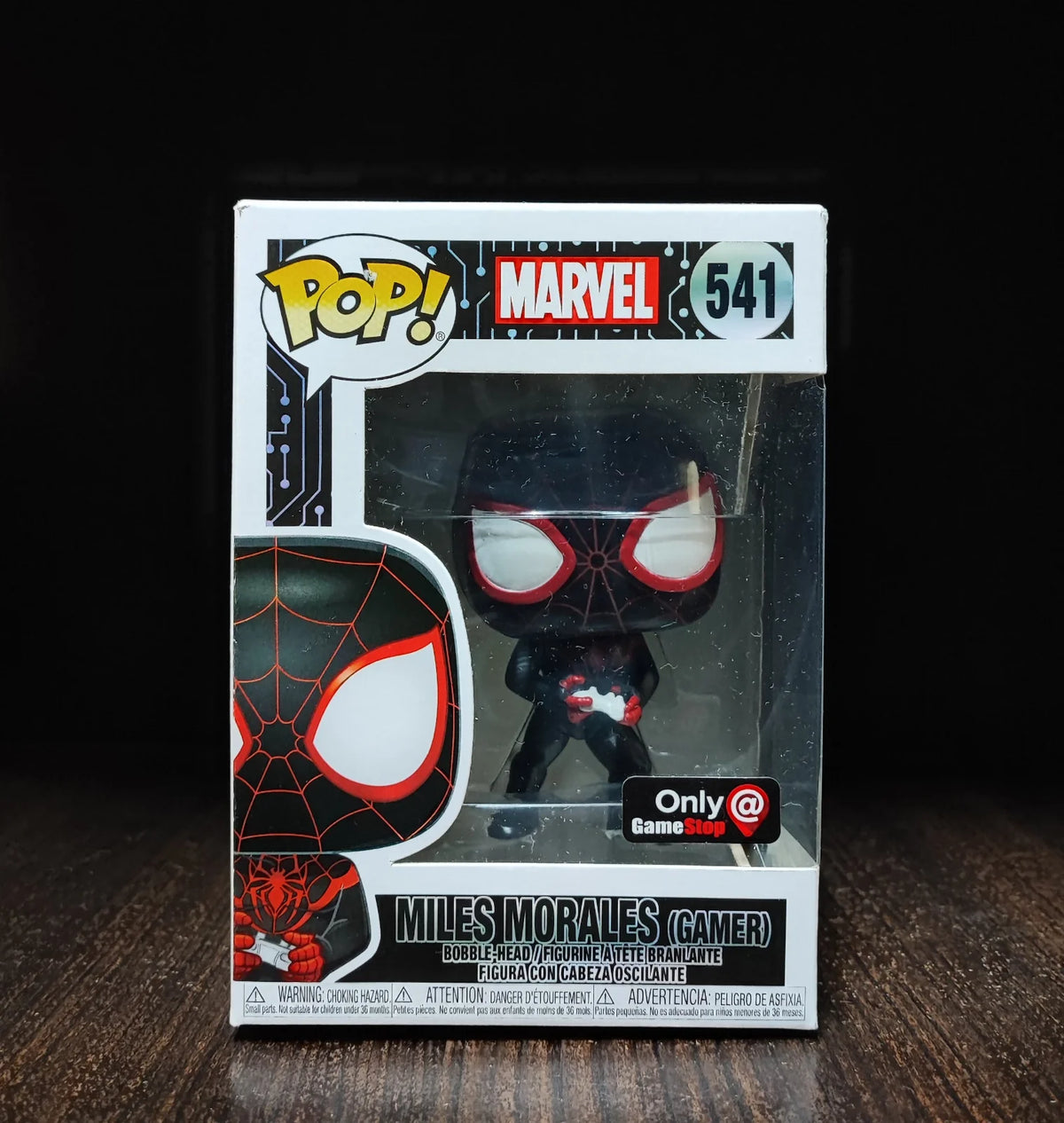 Funko Pop! Marvel: Miles Morales (Gamer) #541 GameStop Exclusive