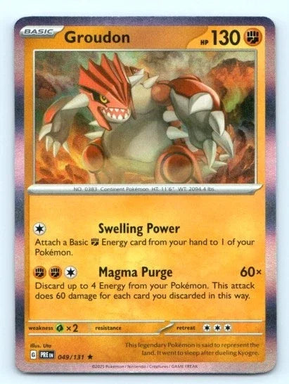 Groudon 049/131 · Holofoil (Prismatic Evolutions)