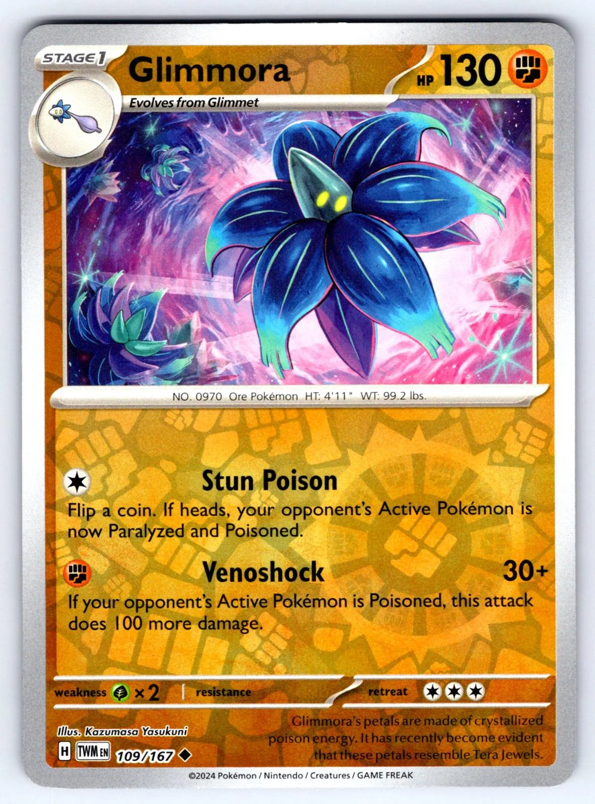 Glimmora 109/167 · Reverse Holofoil (Twilight Masquerade)