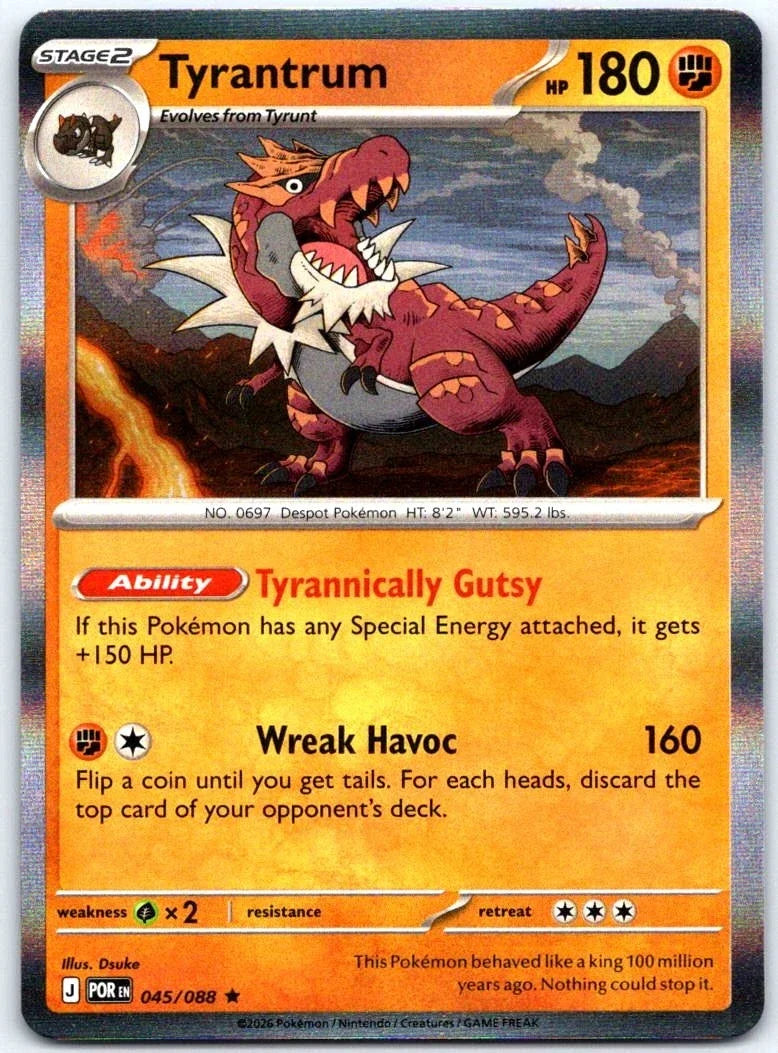 Tyrantrum 045/088 · Holofoil (Perfect Order)