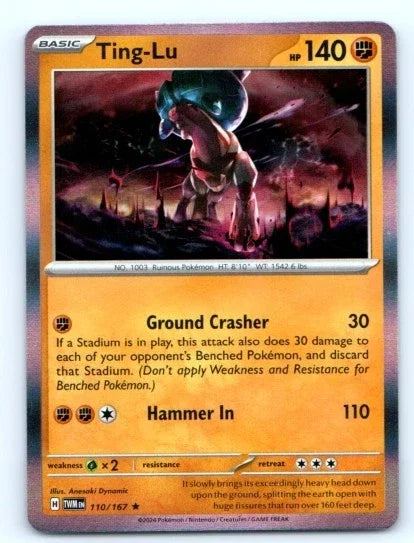 Ting-Lu 110/167 · Holofoil (Twilight Masquerade)