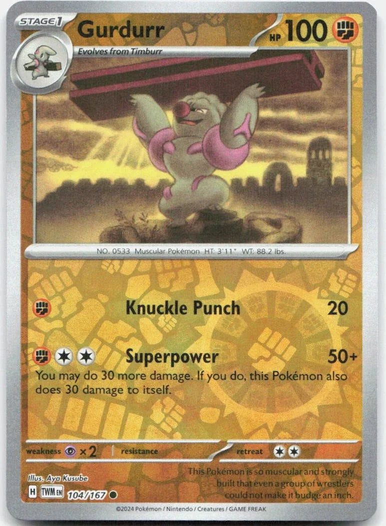 Gurdurr 104/167 · Reverse Holofoil (Twilight Masquerade)