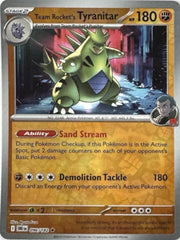 Team Rocket's Tyranitar 096/182 · Reverse Holofoil (Destined Rivals)