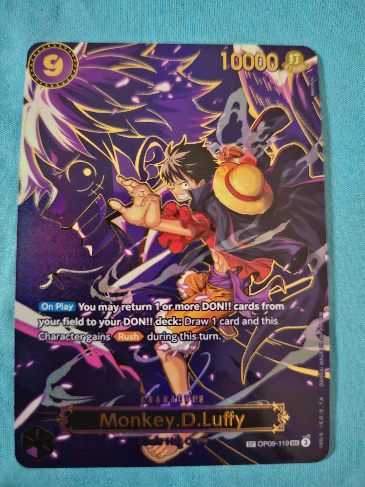 Monkey.D.Luffy - OP09-119 (SP) (Carrying On His Will)