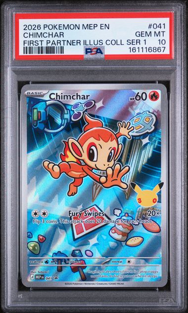 First Partner Illustration Collection Sequential Cert (Sinnoh) PSA10