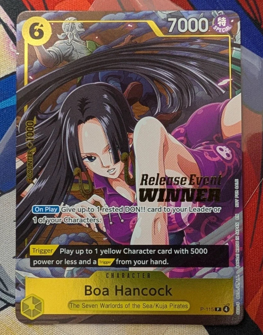 Boa Hancock (OP15 Release Event Winner) P-115 (One Piece Promotion Cards)