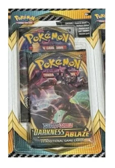 Pokemon TCG : SWSH 2 Pack Blister Darkness Ablaze & Rebel Clash Booster Packs