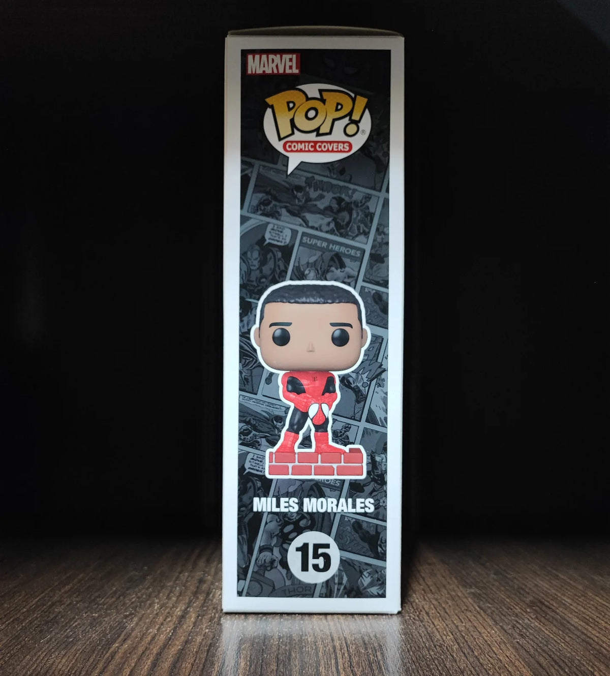 Funko Pop! Miles Morales Comic Covers: Ultimate Fallout Spider Man No More #15