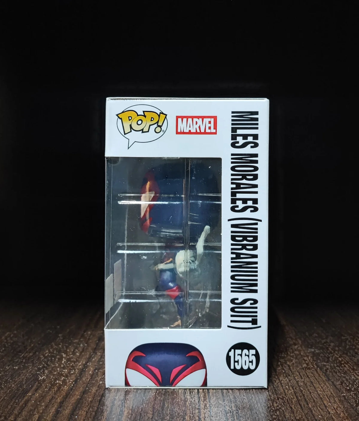Funko Pop! Marvel: Miles Morales (Vibranium Suit) ,#1565 - Funko 2025 Winter Convention, Limited Edition