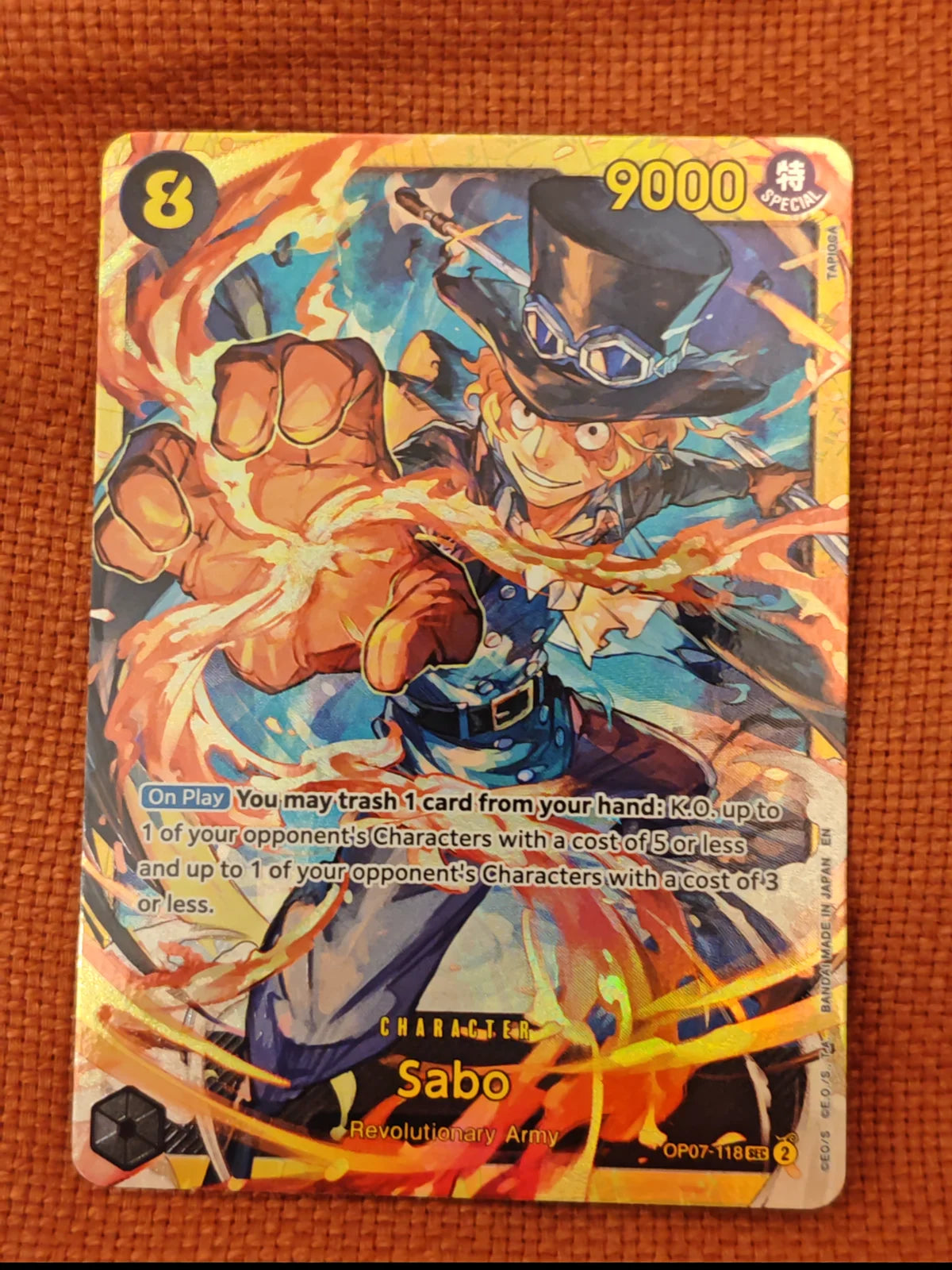 Sabo - OP07-118 (Reprint) (Premium Booster -The Best- Vol. 2)