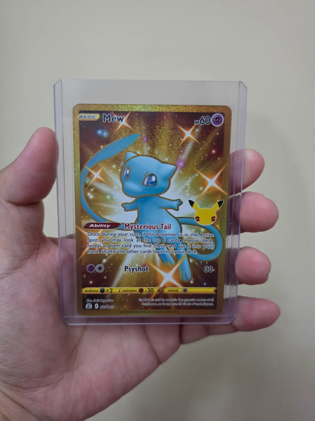 Mew (Secret) 025/025 (Celebrations)