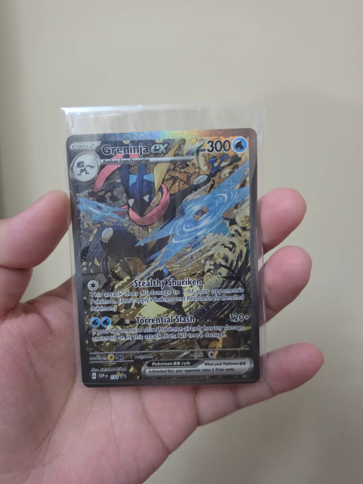 Greninja ex 132 (Scarlet & Violet Promo)