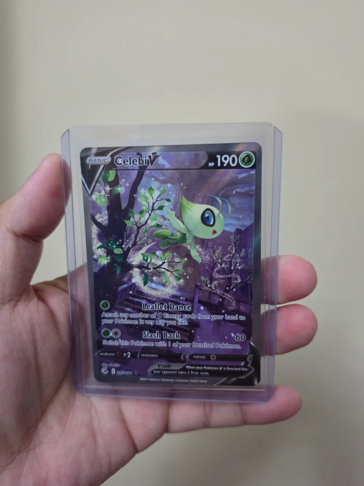 Celebi V (Alternate Full Art) 245/264 (Fusion Strike)