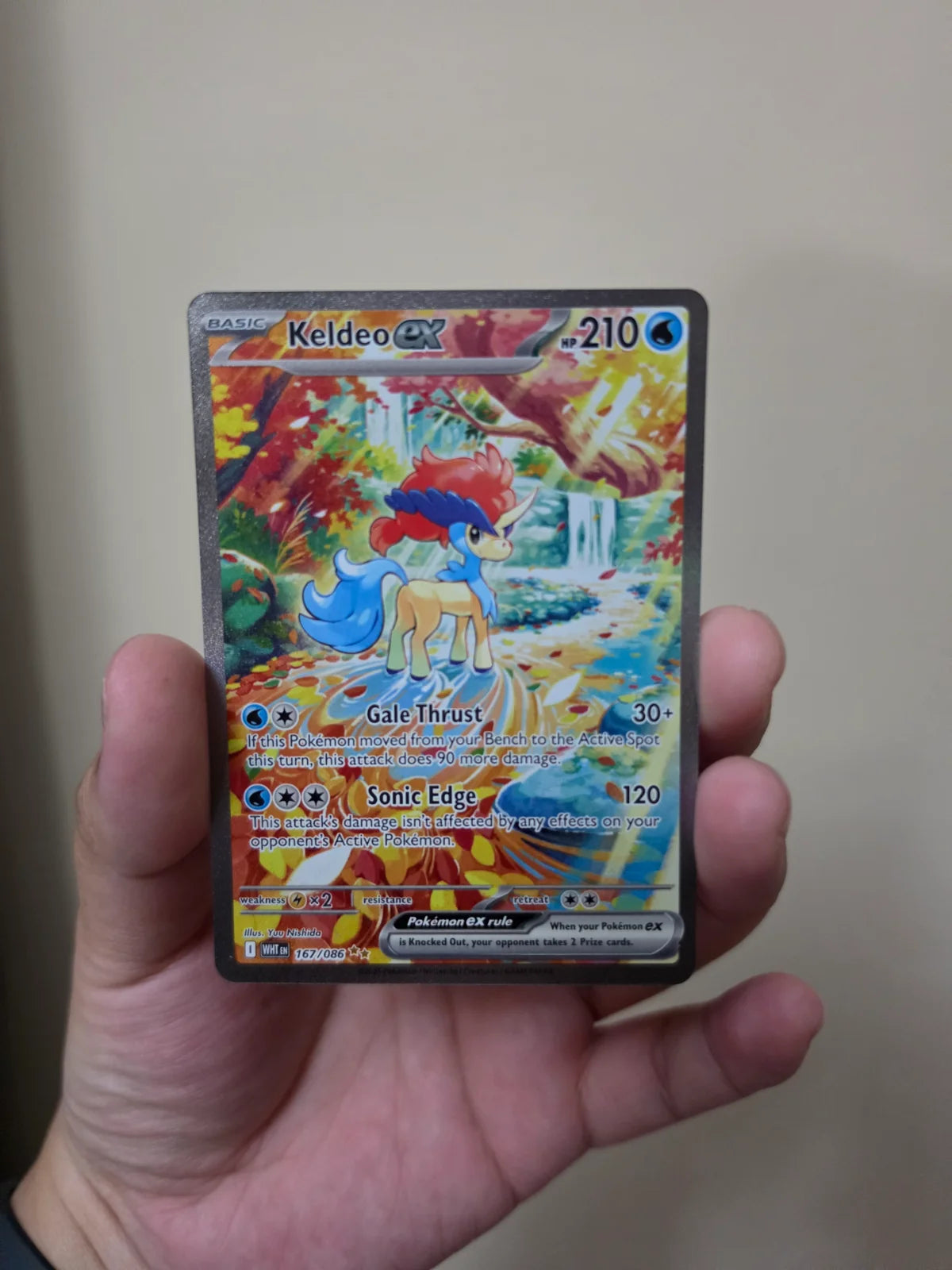 Keldeo ex 167/086 (White Flare)