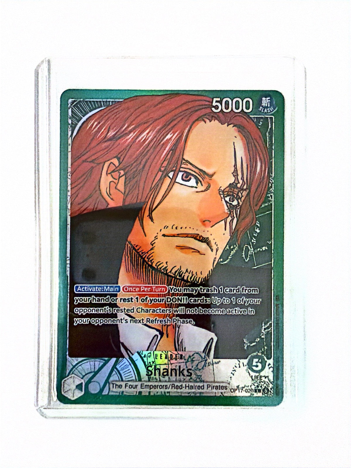 Shanks (Alternate Art) OP17-020 (The World's Strongest Warriors)