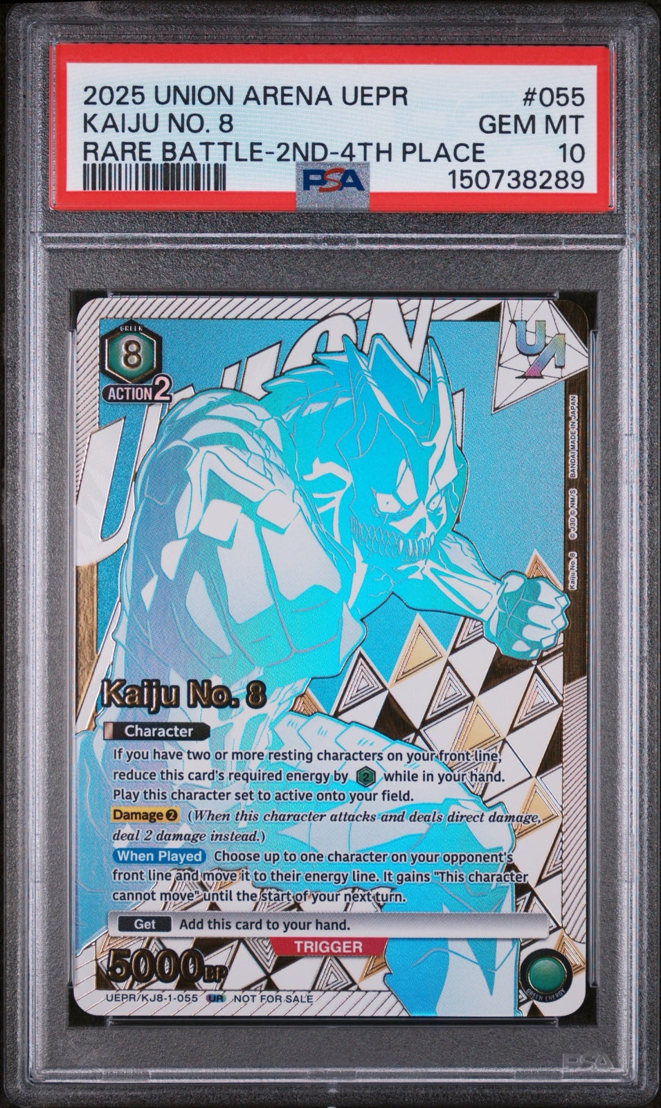 Kaiju No. 8 (055) UEPR/KJ8-1-055 (Union Arena Promotion Cards) — PSA 10