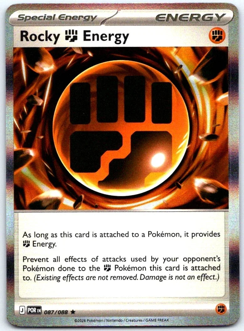 Rocky Fighting Energy 087/088 · Holofoil (Perfect Order)