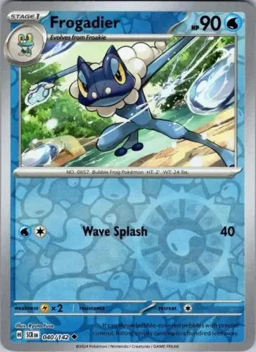 Frogadier 040/142 · Reverse Holofoil (Stellar Crown)