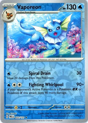 Vaporeon 022/131 · Reverse Holofoil (Prismatic Evolutions)