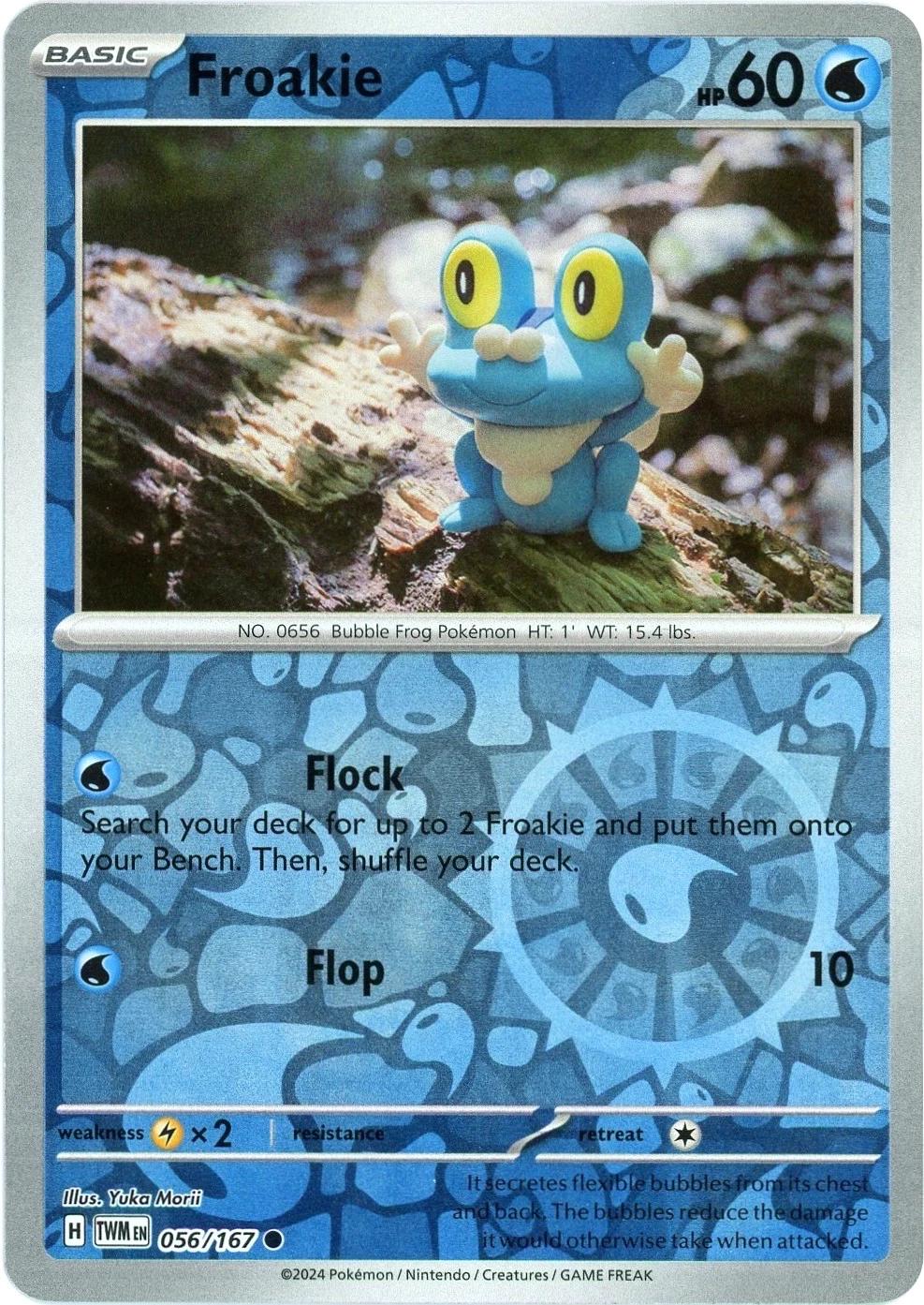 Froakie 056/167 · Reverse Holofoil (Twilight Masquerade)