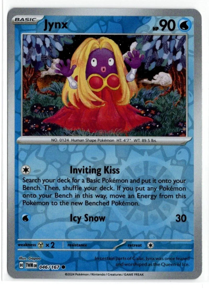 Jynx 046/167 · Reverse Holofoil (Twilight Masquerade)