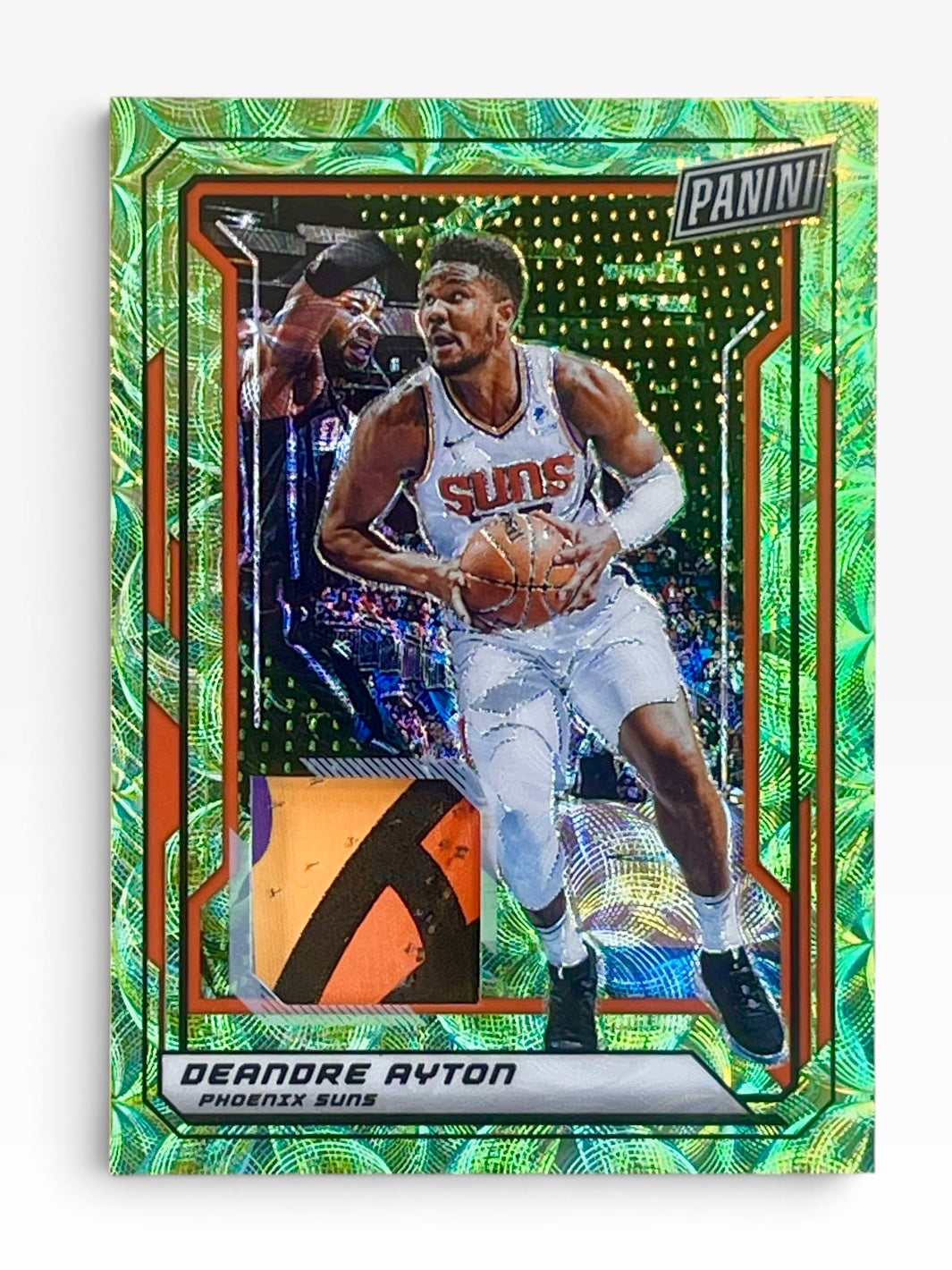 2019 Panini The National VIP DeAndre Ayton Prime Swatch Neon Green /25