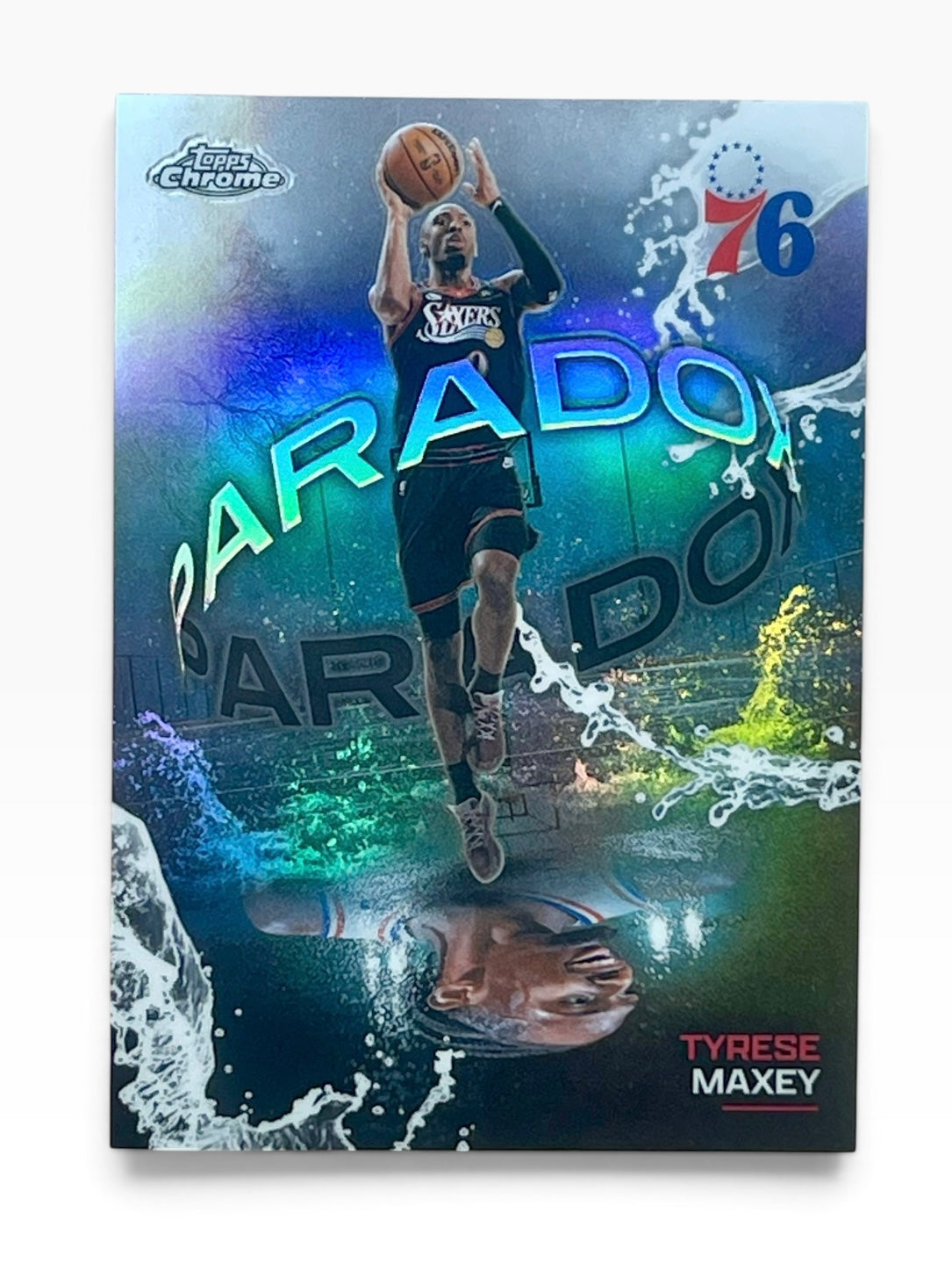 2025-26 Topps Chrome Update Tyrese Maxey Paradox