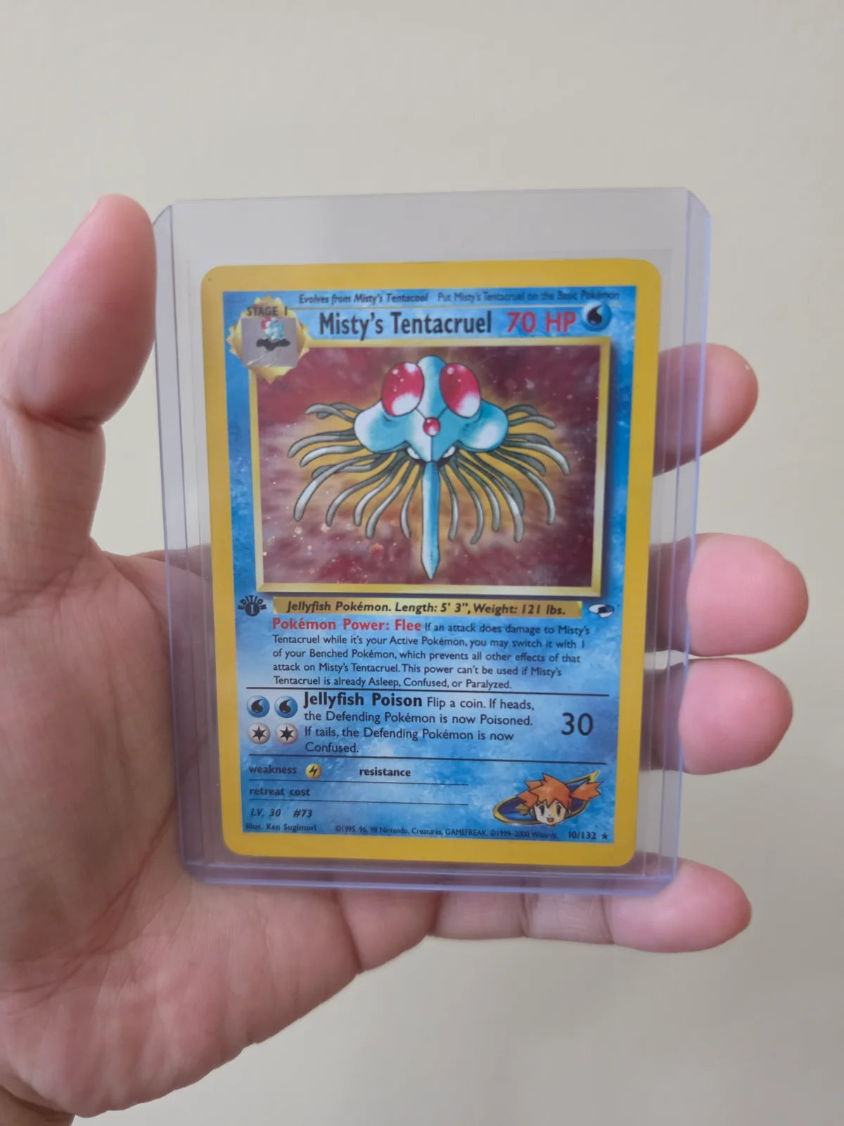 Misty's Tentacruel 10 · 1st Edition Holofoil (Gym Heroes)