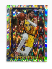 2025-26 Topps Chrome Update Tyrese Haliburton Ray Wave
