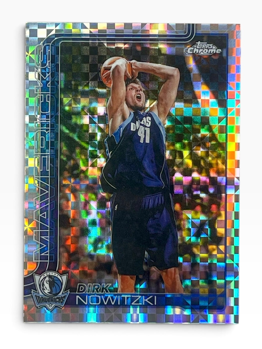 2025-26 Topps Chrome Update Dirk Nowitzki Xfractor