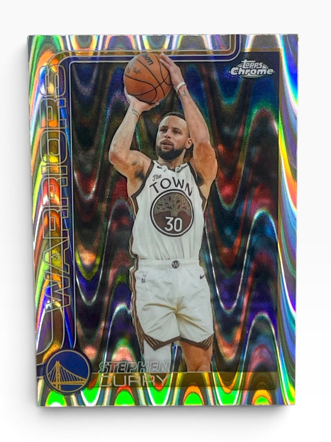 2025-26 Topps Chrome Update Stephen Curry Ray Wave