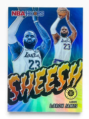 2023-24 Hoops Premium Stock LeBron James Sheesh Silver