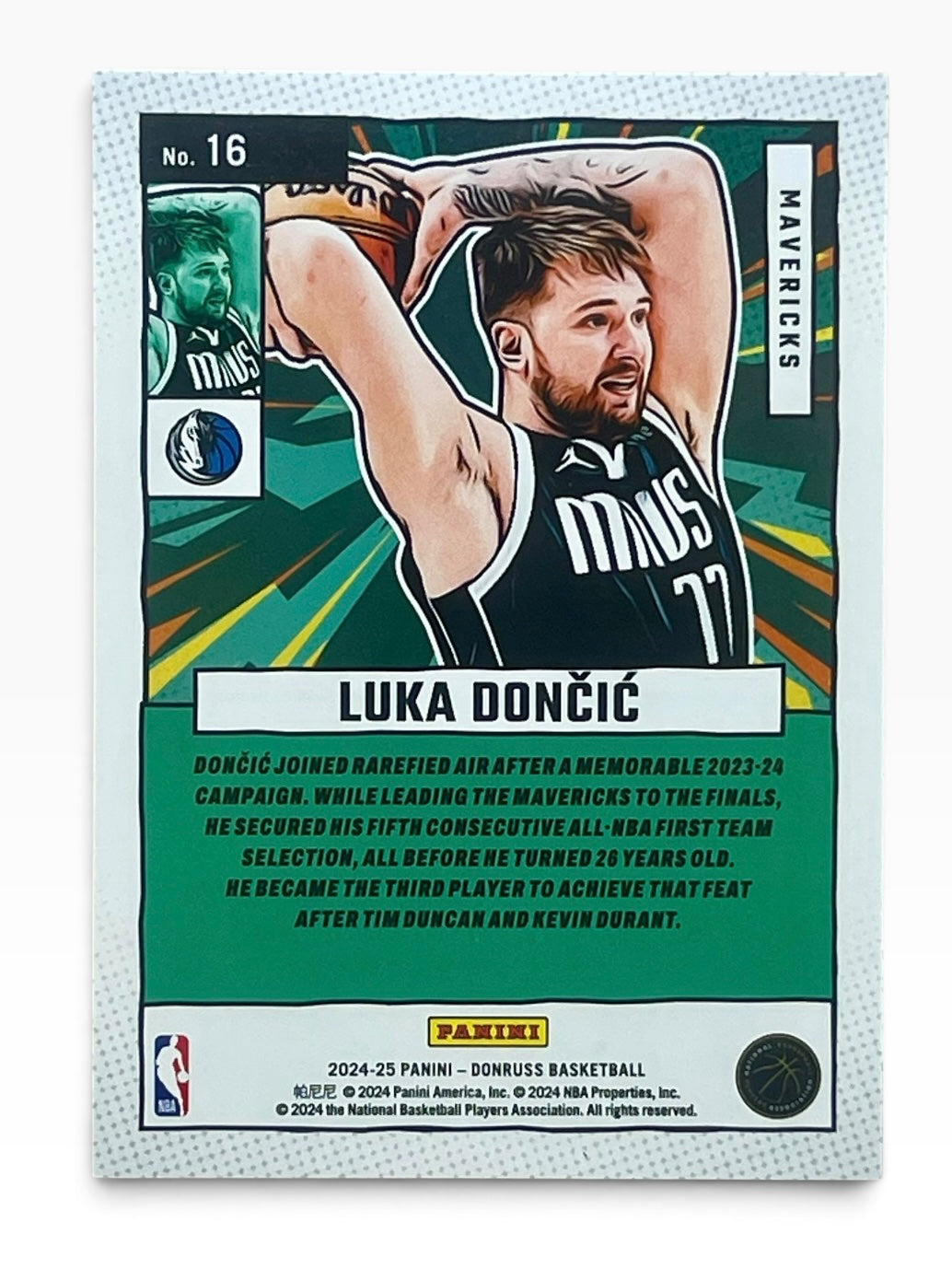 2024-25 Panini Donruss Luka Doncic Net Marvels Diamond