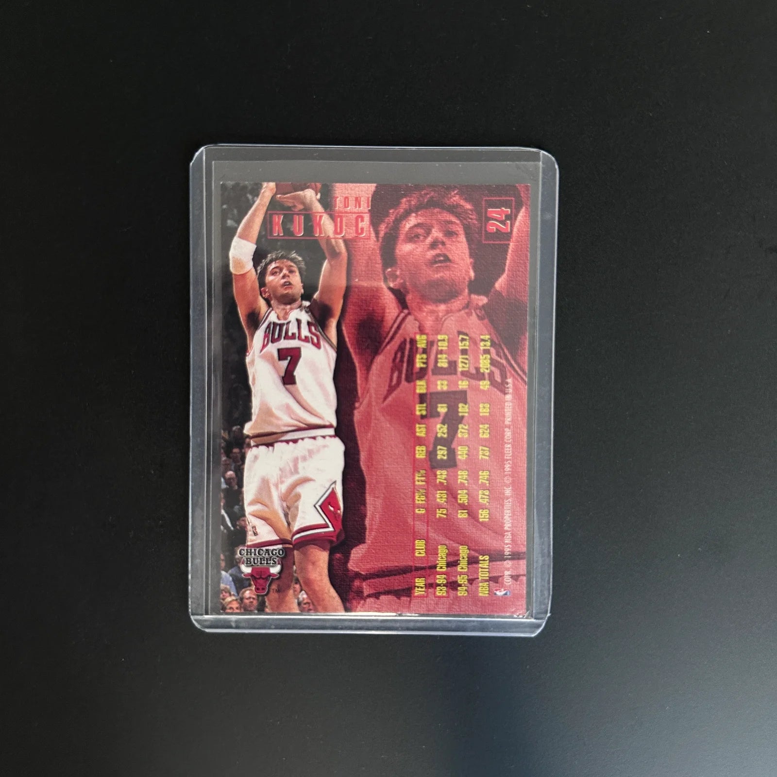 FLEER 95-96  Toni Kokuc  NBA CARD