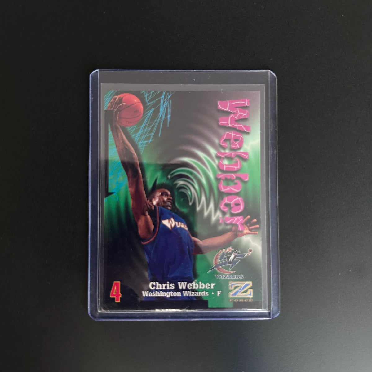 Chris  Webber  Z Force Skybox 1998 Nba Card