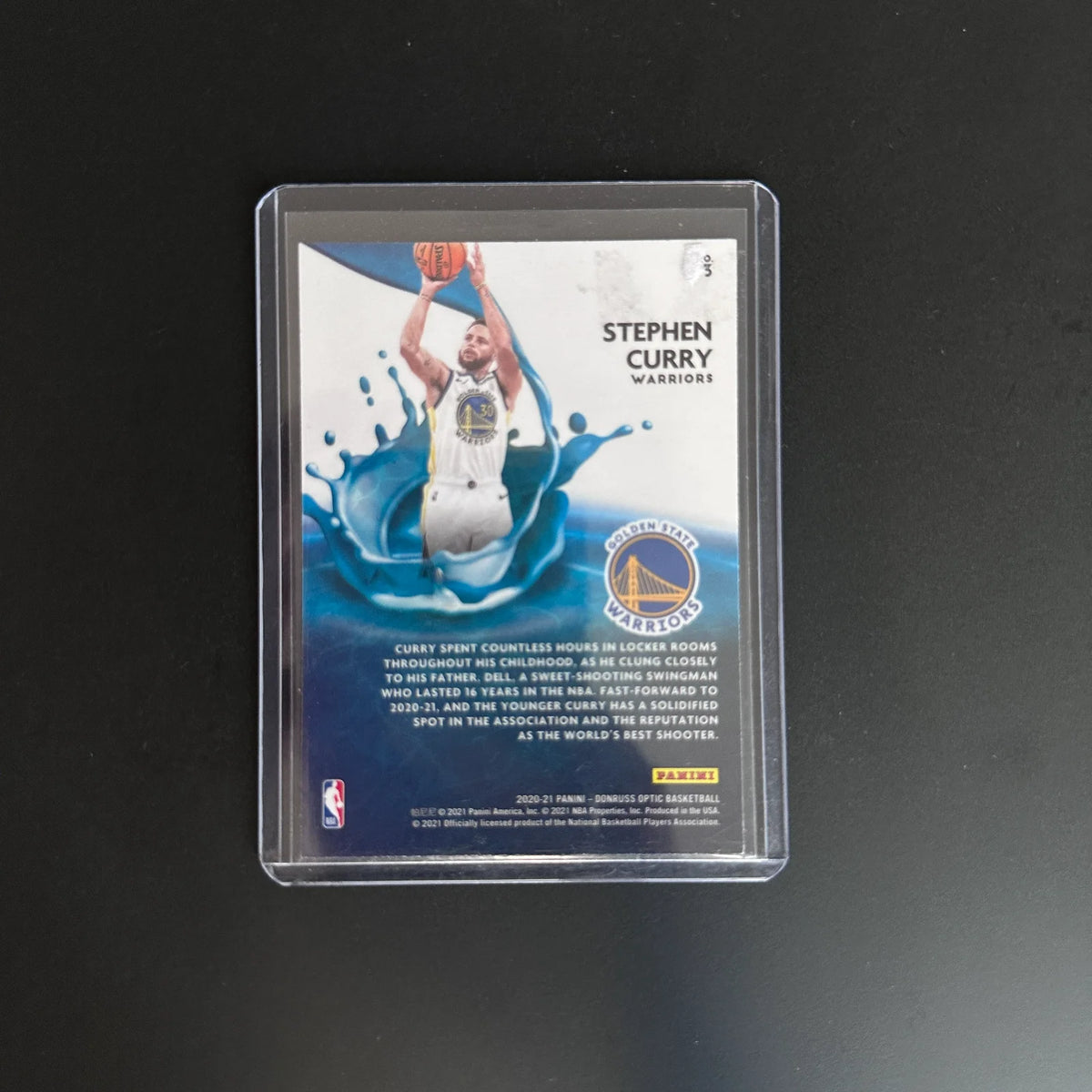 Stephen Curry Panini Donruss Optic Nba Card