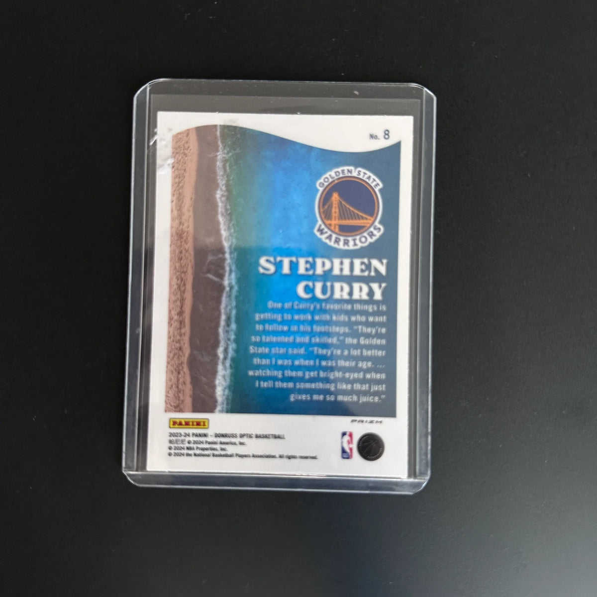 Stephen Curry Panini Donruss Optic  Nba Card