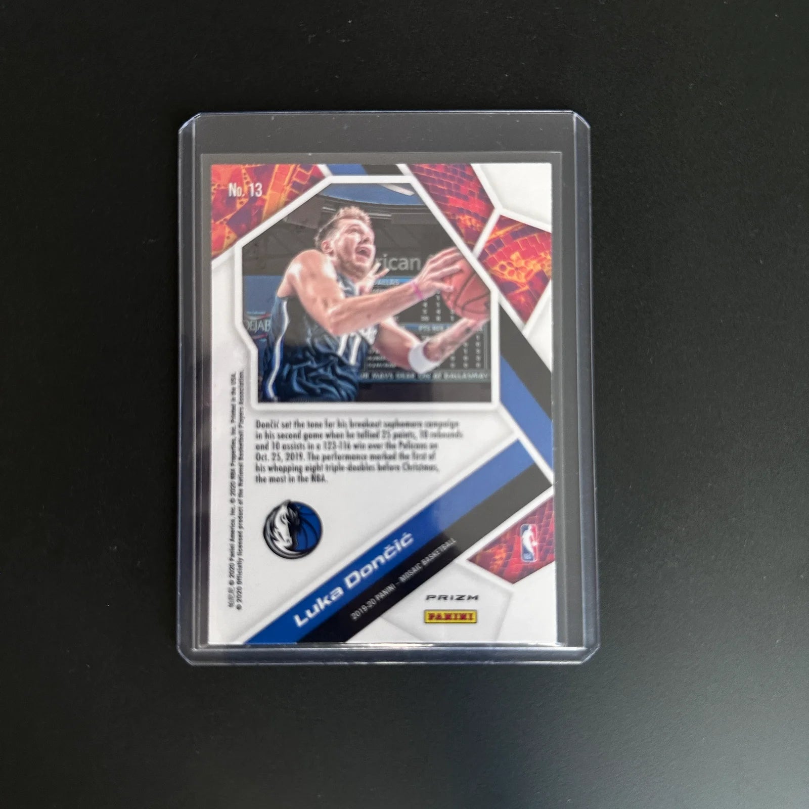Luka Doncic  Panini  Prizm Will to Win Nba Card