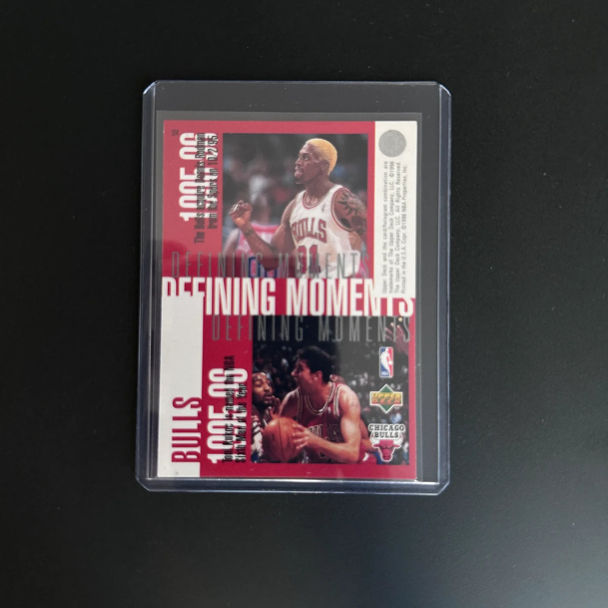 Chicago Bull Upper Deck Defining Moments 1998