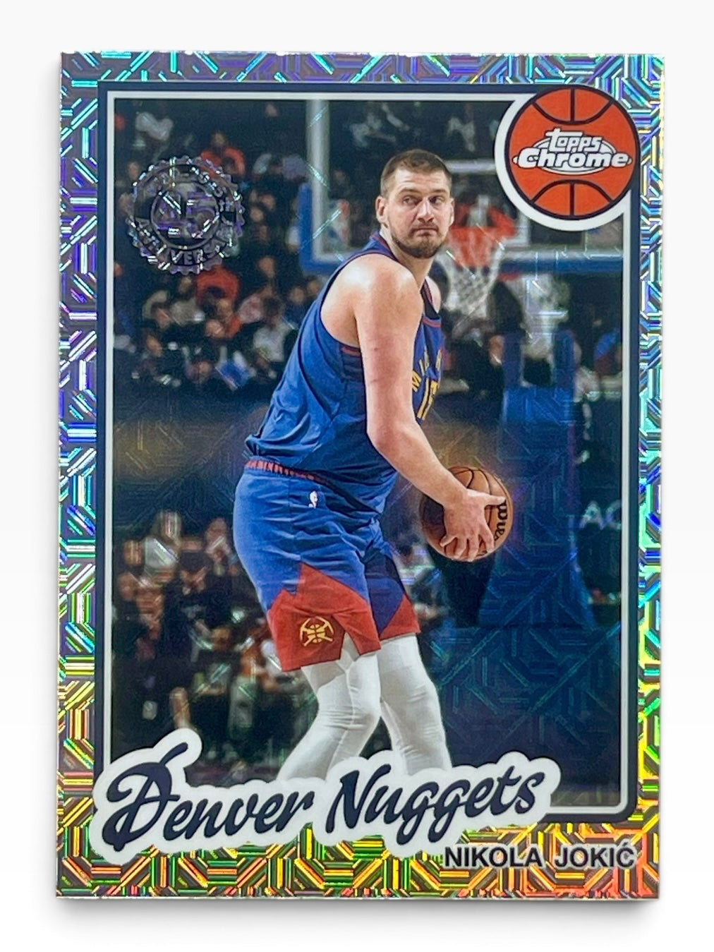 2025-26 Topps Nikola Jokic 45th Anniversary Chrome
